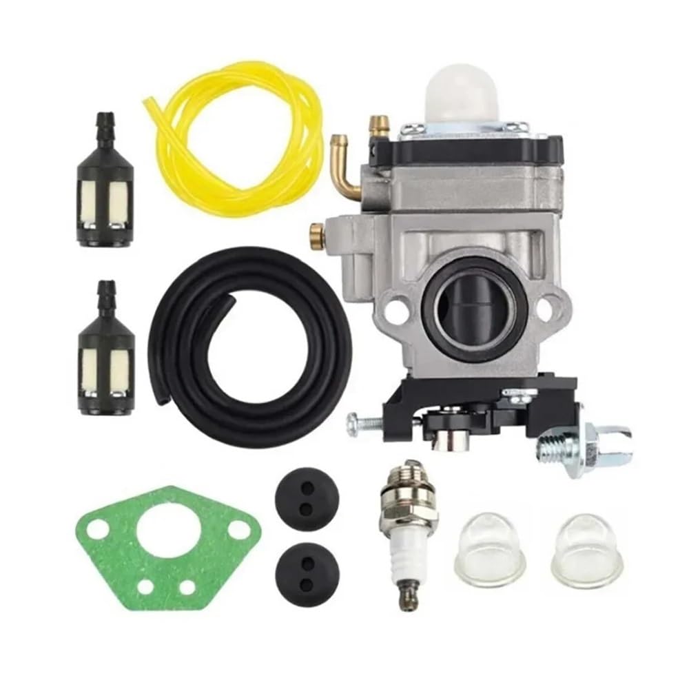 Juego de carburador U-Tools Apto for 43CC 52CC TB43 1E40F-5 BC520 CG430 CG520 WYK-74 Filtro de Combustible Cortador de césped Herramienta de jardín Motosierra