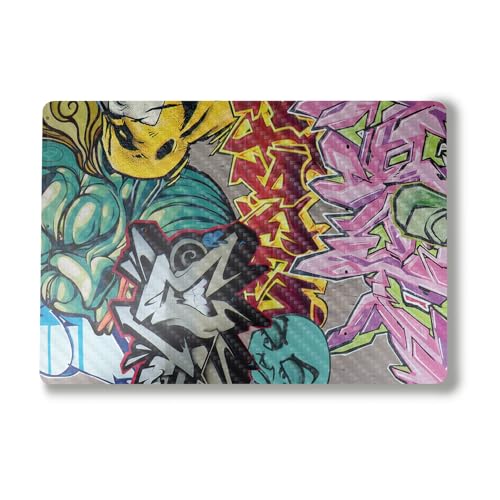 Carbon Fiber Laptop Skin Compatible with Surface Laptop 7 15" (2024) - Graffiti Wild Styles - Premium 3M Vinyl Protective Wrap Decal Cover - Easy to Apply | Crafted in The USA by MightySkins