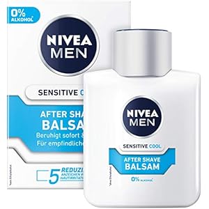 NIVEA MEN Sensitive Cool After Shave Balsam im 1er Pack ( 1 x 100 ml)