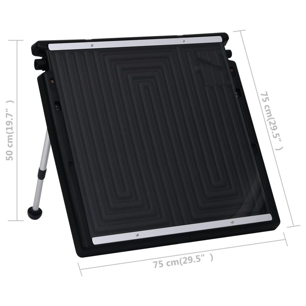 vidaXL Solarny podgrzewacz wody w basenie, 75x75 cm