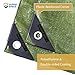 GUARD SHIELD Tarp Green 6x6 Feet Multi Purpose Waterproof Poly Tarp Cover 5mil