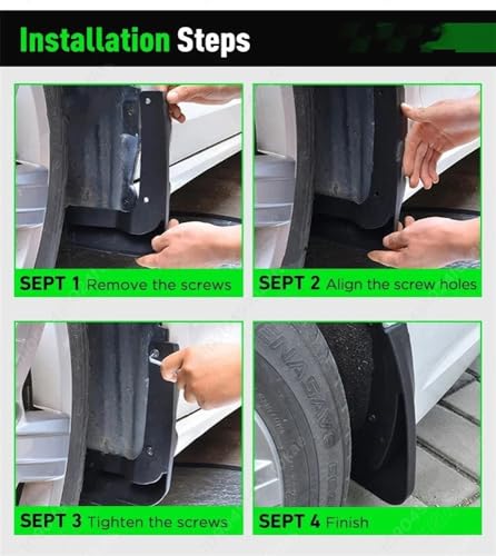 Guardabarros para Mitsubishi Eclipse Cross 2017-2024: Protección original de coche 5