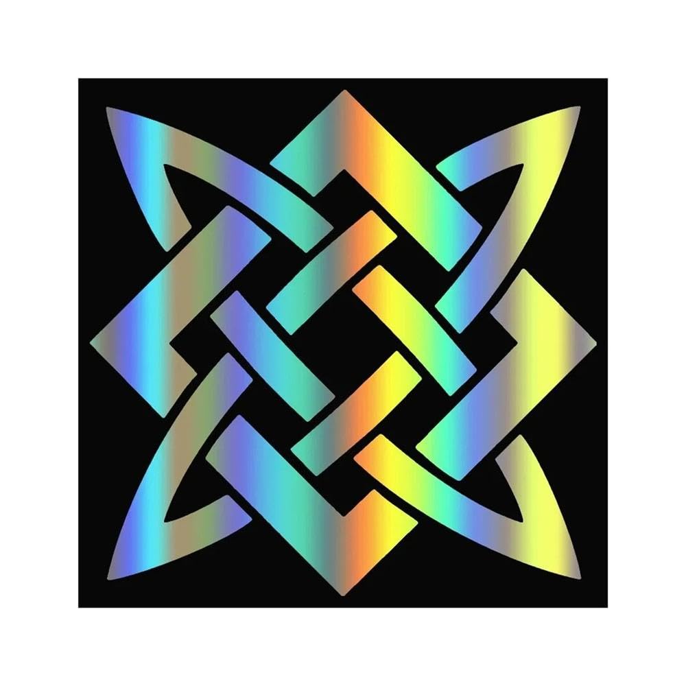 Car Vinyl Decal Car Auto Stickers for Car Bumper Window Car Decorations(Laser,10x10 cm)