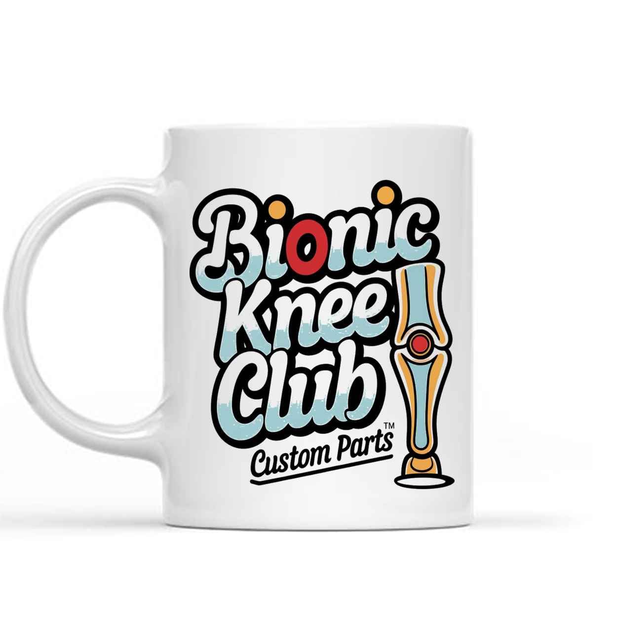 Gift Idea for Custom Parts Knee Replacement Funny Gift 11 & F 11 Oz White Ceramic Coffee Mug