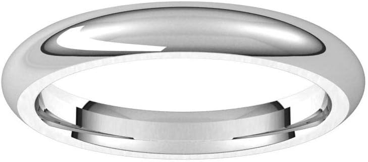 Sonia Jewels Solid 925 Sterling Silver 3mm Comfort Fit Wedding Band Ring Classic Plain Traditional - Size 6 - Image 3