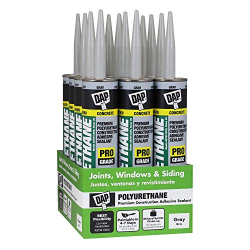 Adhesivo sellador construcción poliuretano DAP gris 10.1 Oz miniatura 1