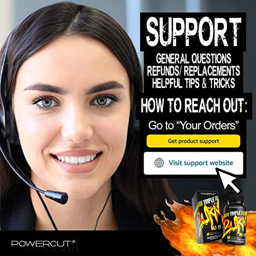 powercut Triple Burn MLT97 Weight Loss Fat Burner Diet Pills for Women & Men Appetite