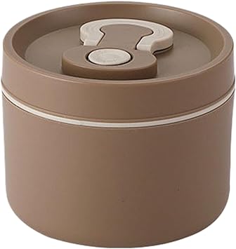 Thermal Food Container - 650ml Stainless Steel Lunch Box with Seals - Portable Round Shape Insulated Lunch Box Keeping Food Warm for Work, School, Outdoor Dining