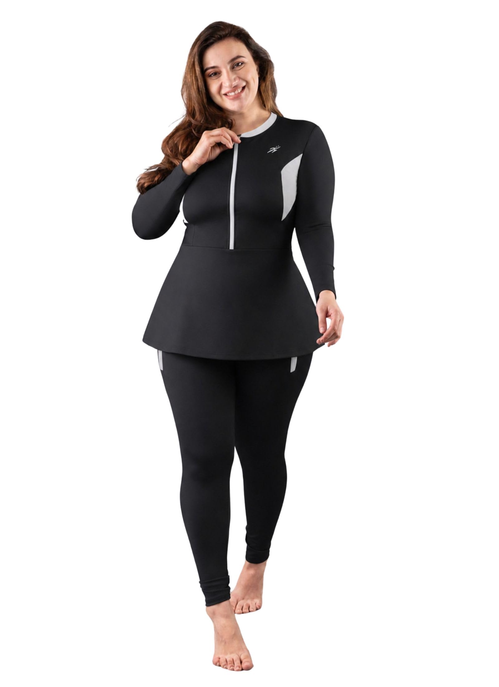 keepfit Women Plus Size Colourblocked Swimwear-picture-13