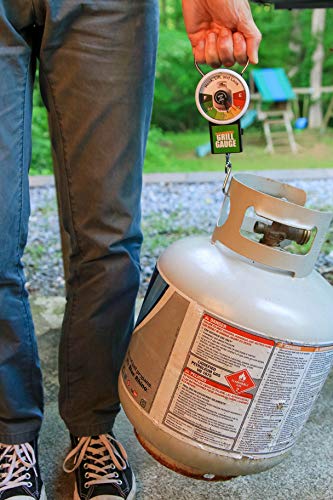 Grill Gauge Original Propane Tank Scale For Bbq Grill, Patio Heater, Rv Camper - Improved Design With Easy Lift Indicator - Works On Standard 20 Lb And 15Lb Labelled Exchange Tanks #TOP2