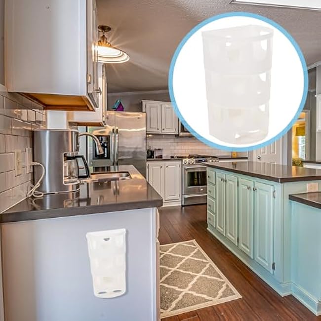 Plastic Bag Holder, Grocery Bag Holder Good for storing plastic bags under the sink,Wall-mounted space-saving sock organizer and panty organizer in the cloakroom