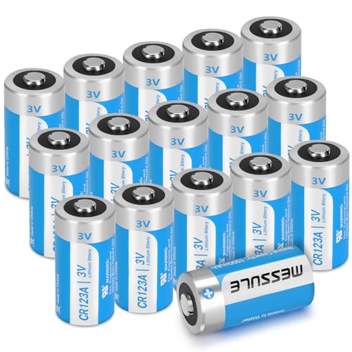 Baterías de litio CR123A de 3 V, paquete de 16 baterías de litio de 123 A, batería CR123 de 3 voltios de alta potencia, batería de litio CR17345 de 3 V, baterías de celda CR123A de 1500 mAh protegidas