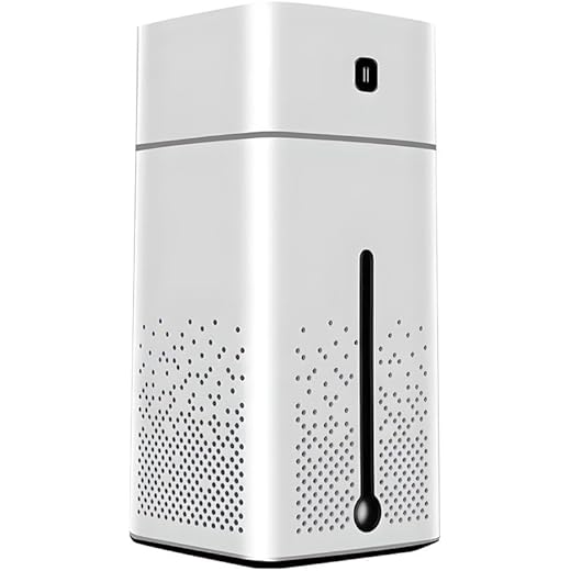 Aksh Portable Humidifier with Cool Mist, 1 Litre Capacity, for Home, Office, Bedroom with Cool Night Light