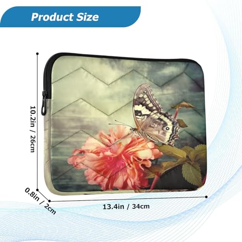 Funda para portátil vintage mariposa 13-14 pulg miniatura 3