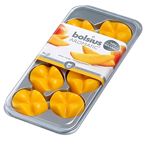 bolsius Wachs schmilzt Exotic Mango Pack 8