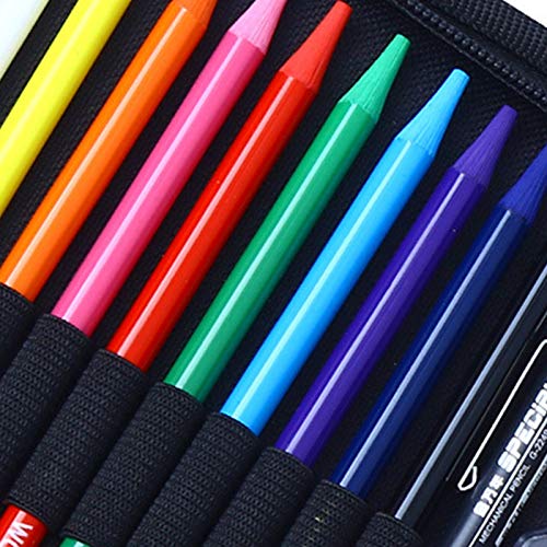 LMUWF Caneta esferográfica solúvel em água com 26 peças, kit de lápis de cor, caneta mecânica, bastã