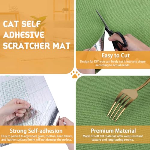 Tapis grattoir chat anti griffe autocollant protection canapé efficace - 4