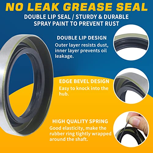 Grepspud LS-QCKIT2-2 4Sets L68149 L44649 Trailer Axle Hub Bearings Kit thumb #4