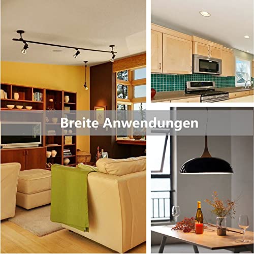 Unikcst 2er 18W LED Lampen E27 Par38 Warmweiß 3000K Reflektor Leuchtmittel Flood Strahler, Ersetzt Halogenlampe 180W, 120 Grad Abstrahlwinkel,Nicht Dimmbar