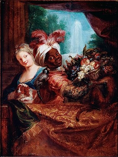 Impression d'art La servante noire d'Antoine Coypel - Toile 60x90cm