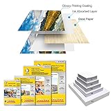 MR.R High Glossy Coated Inkjet Photo Paper 240gsm A4 210 x 297mm Pack of 20 Sheets for Epson Canon Inkjet Printers - Image 2