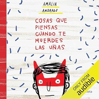 Diseño de la portada del título Cosas que piensas cuando te muerdes las u&ntilde;as