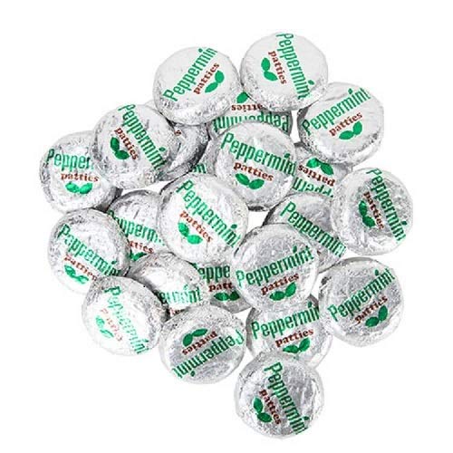 Set of 6 - 4.3oz Bags of Rich Chocolaty Peppermint Patties - Individually Wrapped! Great for Candy Bowls! (6)