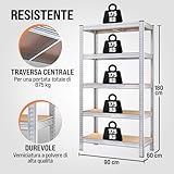 Zoom IMG-1 monzana 2x scaffali metallo 180x90x40cm Zoom IMG-1 monzana 2x scaffali metallo 180x90x40cm