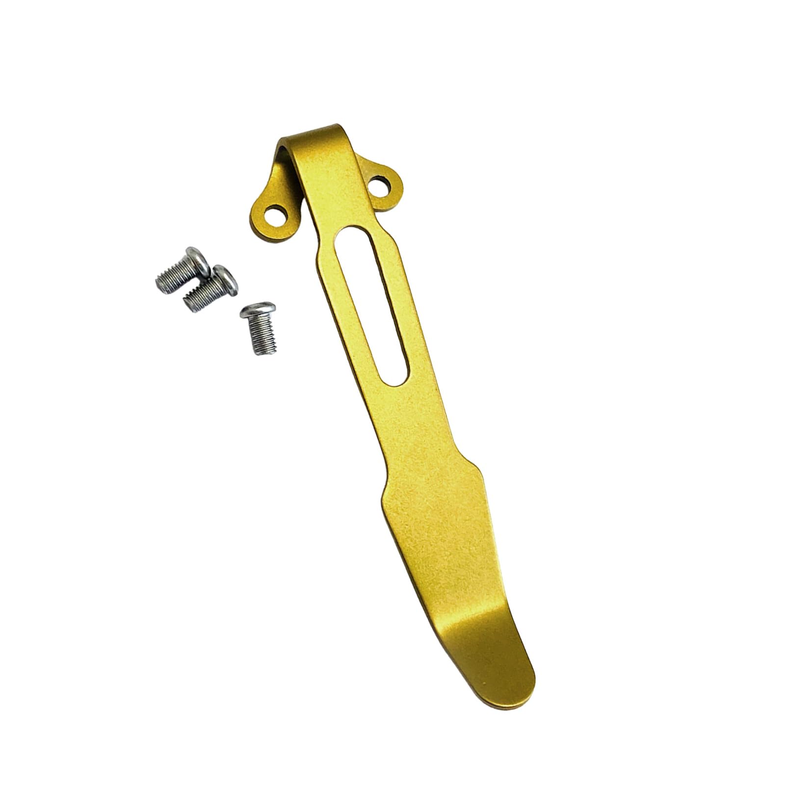 Alloneslife Gold Customizable Untarnished Bending Cutter Clip With Installation Screws For Advanced Tool Crafting Undertakings Cutter Modding Clip