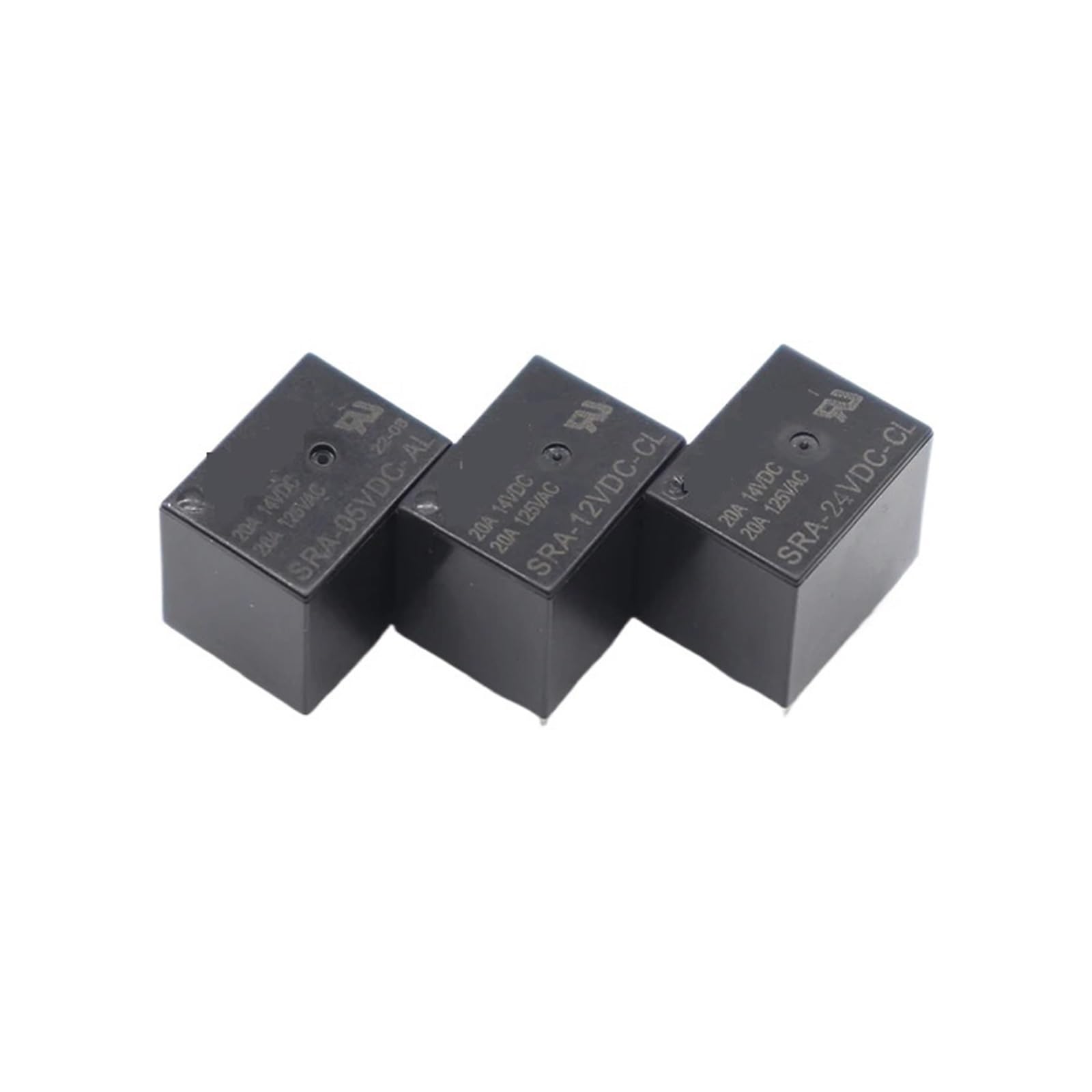 Relais 12V SRA-12VDC-CL 20A à haute capacité de commutation pour phares auto