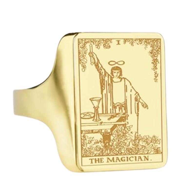 Chevalière de tarot du magicien cadeau idéal bijoux ésotériques