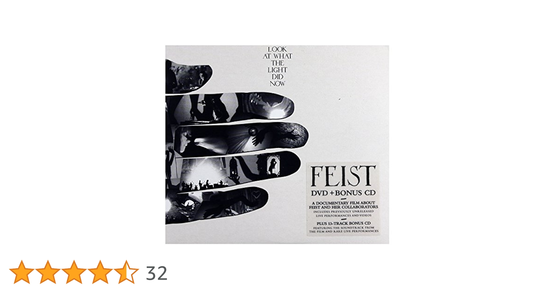 ミュージック FEIST /  Look At What The Light Did Now Feist – Look At What The Light Did Now – DVD (Digipak) + CD
