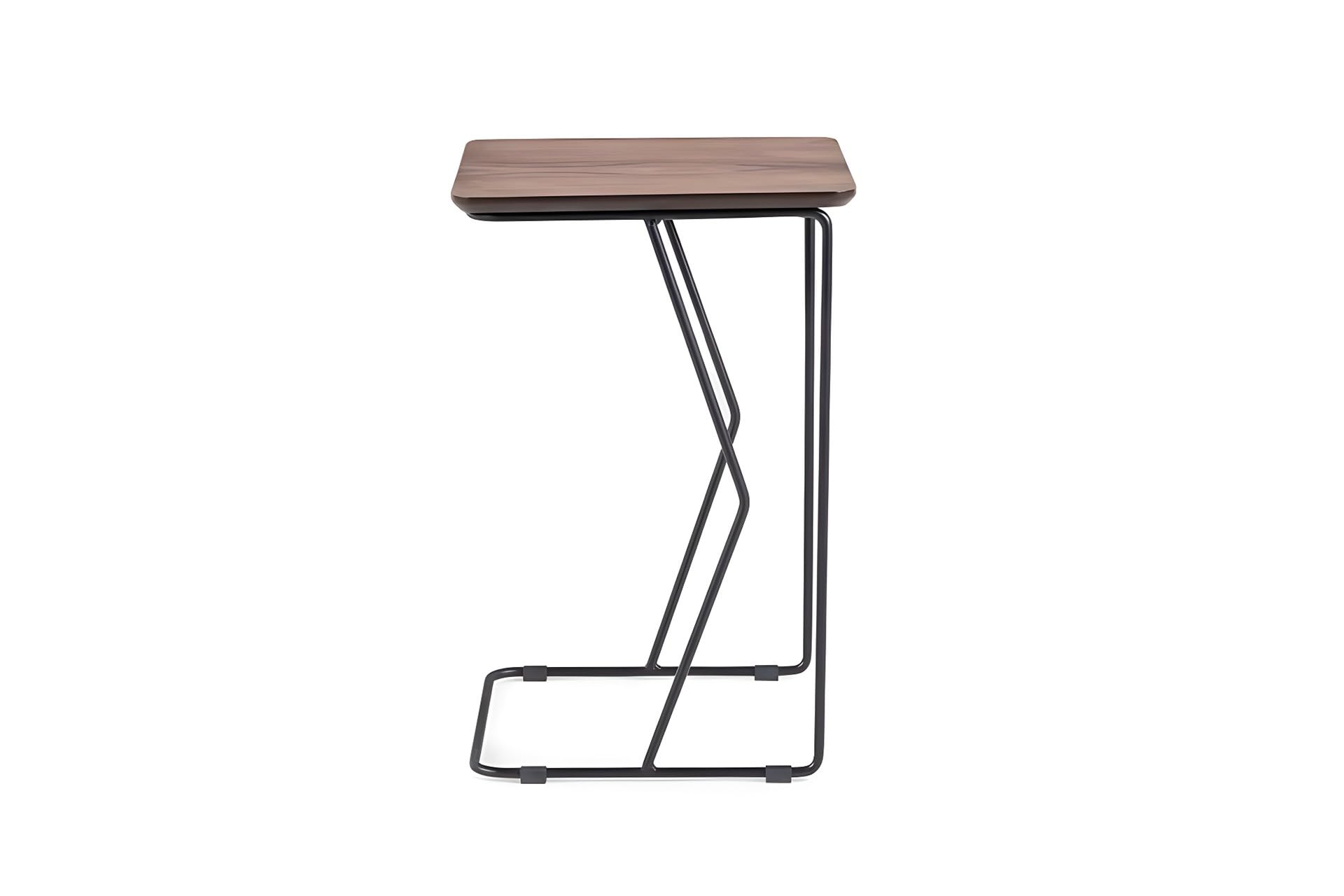 Hanah Home Elegancki zestaw do zagnieżdżania orzechów włoskich (3 sztuki) | 100% płyta MDF z metalowymi nogami | wymiary: 43 x 65 cm, 40 x 60 cm, 38 x 55 cm | stylowy i funkcjonalny do nowoczesnych