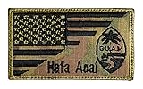 USA Guam Flag Hafa Adai Patch OCP - Funny Tactical Military Morale Embroidered Patch Hook Fastener Backing(Camouflage)