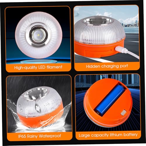 Luces V16 LED recargables para evitar accidentes por avería en coche y moto 7