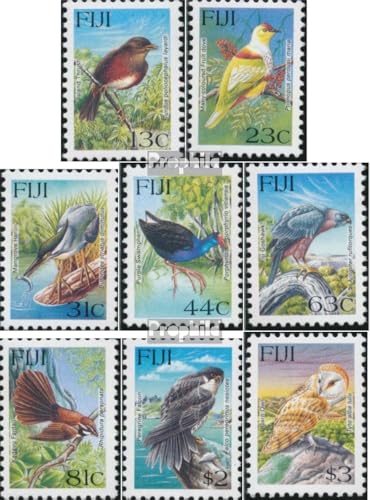 Sellos de aves post-fresco MNH Fiji 1995 Prophila 731-738 coleccionistas