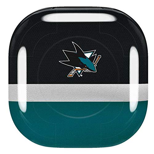 Skinit Decal Audio Skin Compatible with Samsung Galaxy Buds Pro - Officially Licensed NHL San Jose Sharks Jersey Design