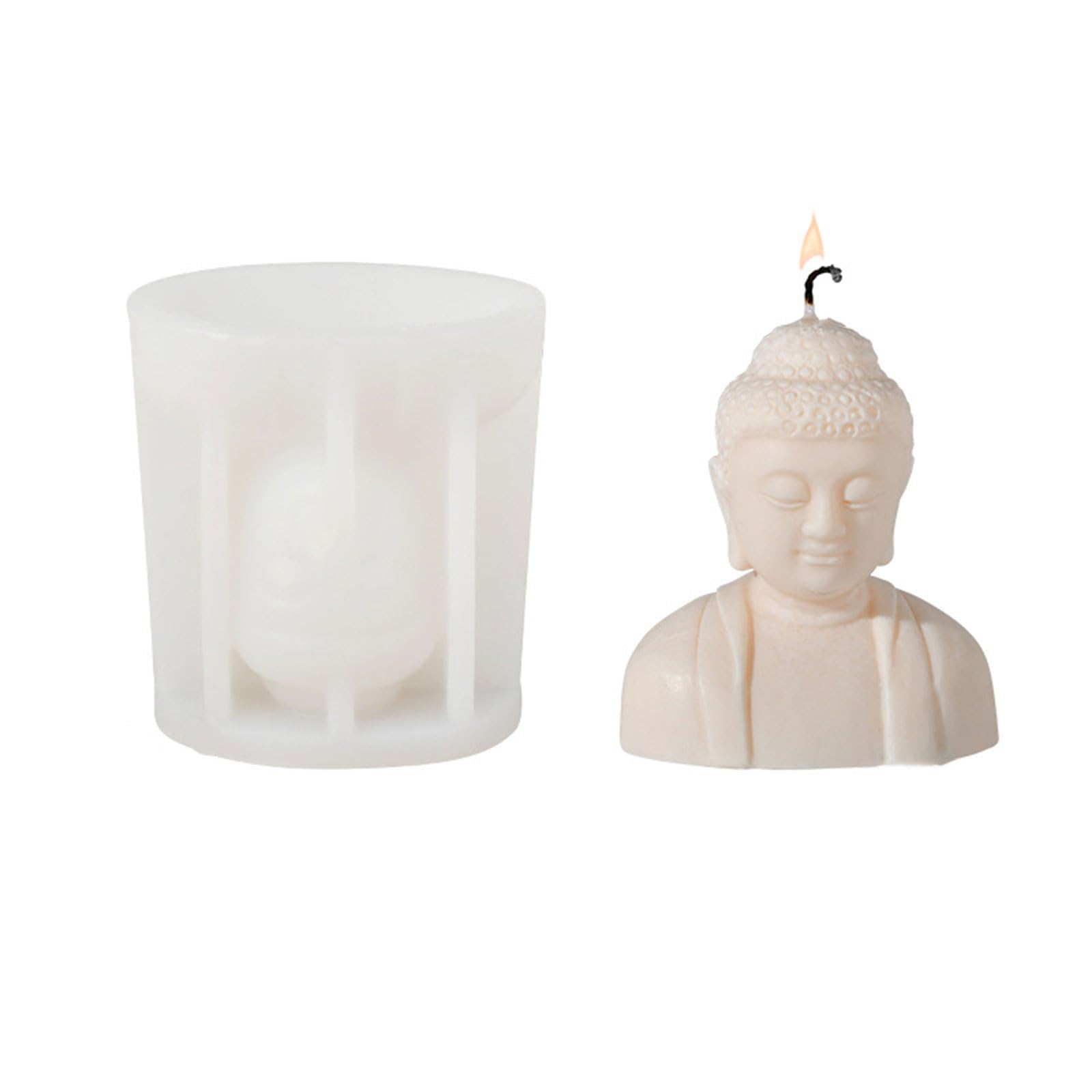 Tsophreniq Silicone Mold Chanting Scented Plaster Ornaments Decorative Soap Cake Home Resin Mold