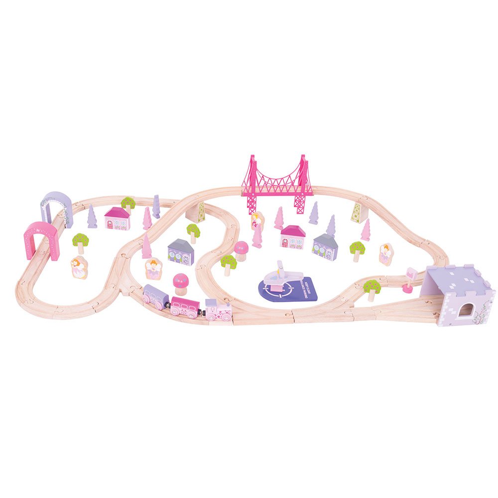 Bigjigs Rail Fairy Town Train Set Wooden Toys Wooden Train Set