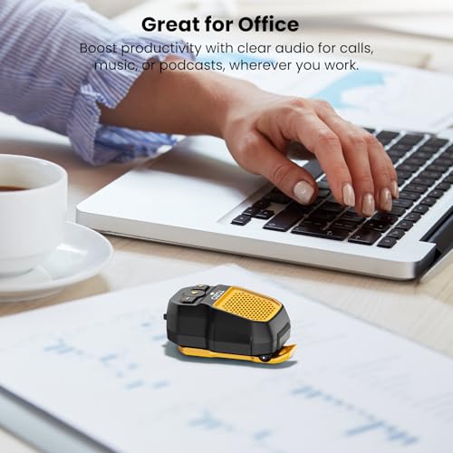 TOZO PM1 AI Smart Speaker with AI Assistants, Wearable Speaker for Hands-Free, 20 Hour Playtime Clip-On Wireless Portable Bluetooth Speaker Built-in Mic, Mini Gifts for Working, Sports - Image 7