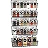 Mystozer 5 Pack Spice Rack Seasoning Organizer Wall Mount, Hanging Spice Organizer Shelf for Kitchen Cabinet, Wall, Pantry Door (Jars Are Not Included)