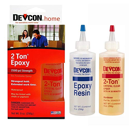 Devcon 4.5oz 2 Ton Epoxy ((Bottle), Boxed) Glue