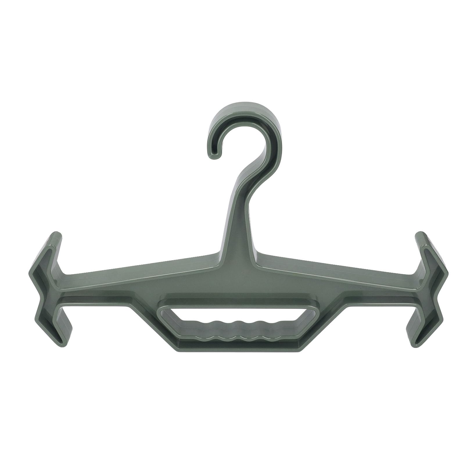 Heavy Duty Hanger for Law Enforcement Gear, Heavy Load Capacity Hanger, Clothing Hanger for Tactical Gear, Weight Vest, Diving Equipment (Green)