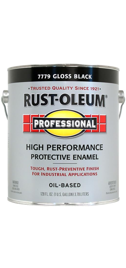RustOleum #7779402 - Protective Enamel Paint Gloss Black 1 Gallon product thumbnail 2