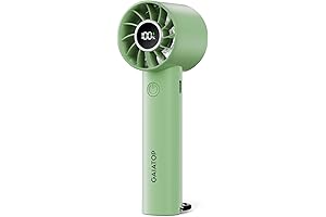 Gaiatop Portable Mini Fan with 2000mAh Rechargeable Battery - Enhanced Cooling Experience