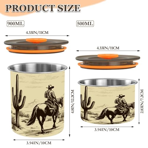 Envase hermético acero inoxidable para café 500 ml miniatura 2