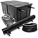 Produktbild Wiltec Komplettset: CBF-350B Teichfilter bis 60000 L Teichfilteranlage als Durchlauffilter, NEO10000 SuperECO Teichpumpe 10000l/h 80W, CUV-272 Teichklärer UVC Klärer mit 72W, 25m Teichschlauch 25 mm
