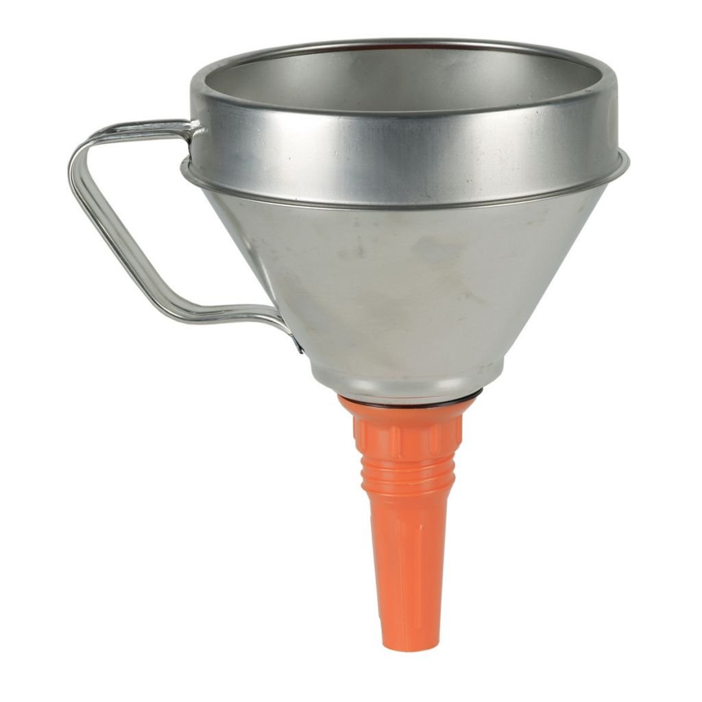 Entonnoir fer blanc 3.2L de diamètre 200mm avec filtre