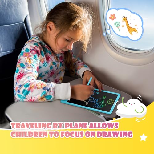 Image of EooCoo Toddler Boy Toys, Kids Gifts, 10 Inch LCD Writing Tablet, Drawing Pad, No Mess Coloring Books for Kids, Travel Games, Gifts for Boys 4-6, Educational Toys for 3 4 5 6 7 Years Old Boys and Girls