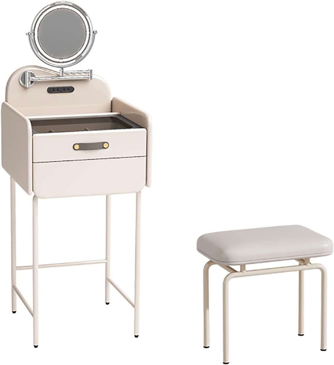 BAYTEWJX Modern Dressing Table Large Cosmetic Table Bedroom Dressing